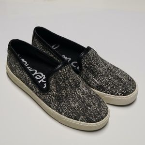 Sam Edelman Becker Black & White Print Sneakers